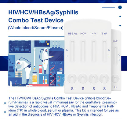 4 Panel STD Test Cassette