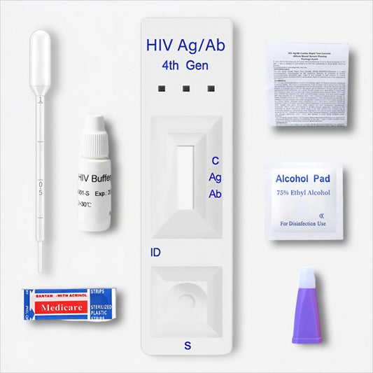 HIV Ab & P24 Ag Test Cassette (4th Generation)