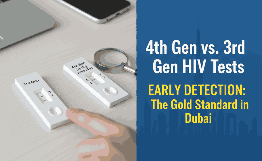 4th Gen vs. 3rd Gen HIV Tests: Why Early Detection is the Gold Standard in Dubai