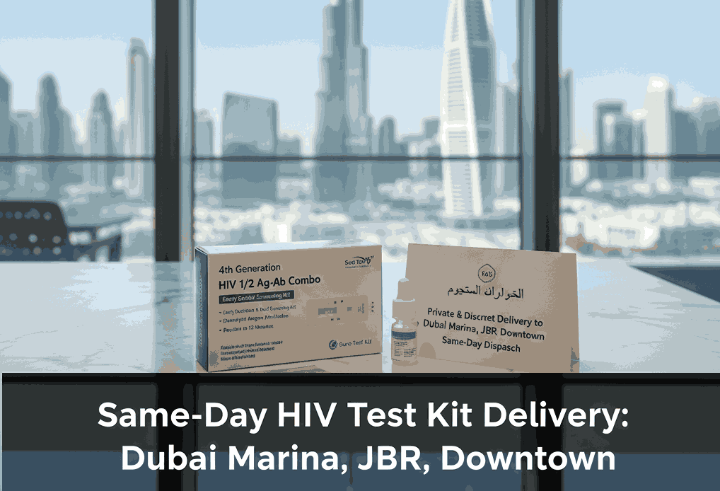 Same-Day HIV Test Kit Delivery: Private Screening for Dubai Marina, JBR, and Downtown
