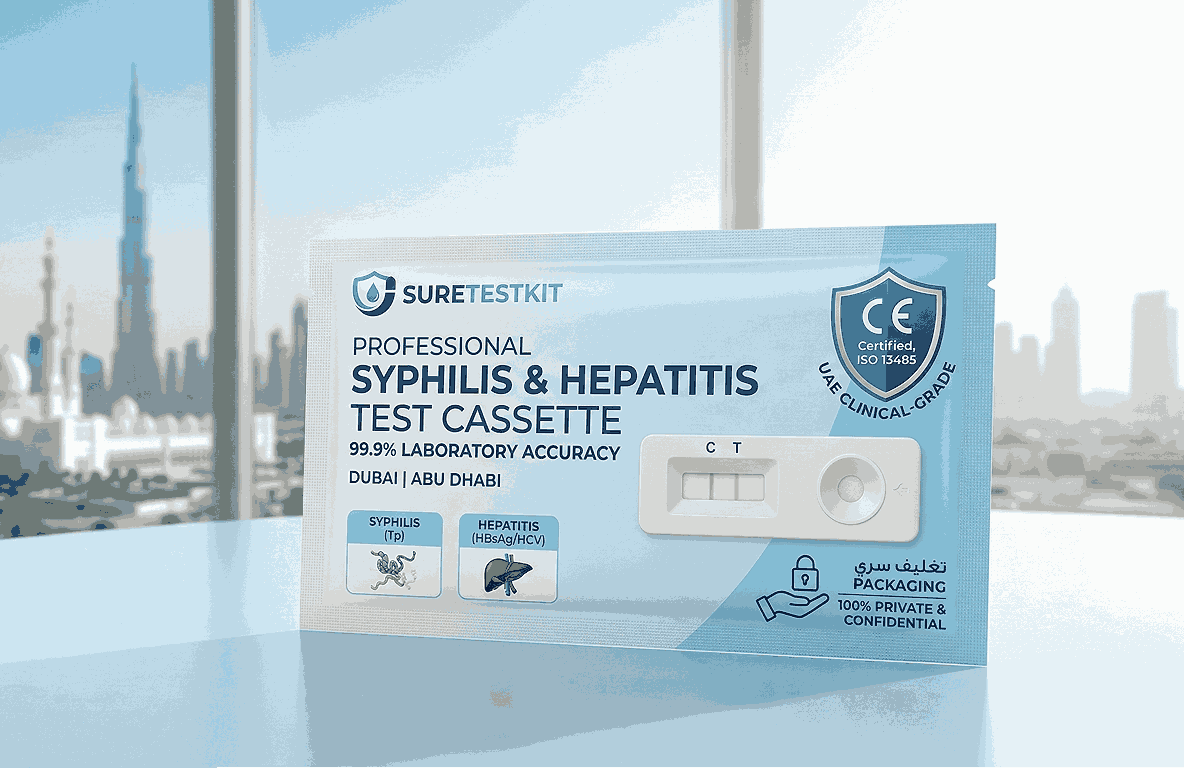 Professional Syphilis & Hepatitis Test Cassettes: 99.9% Laboratory Accuracy in Dubai and Abu Dhabi
