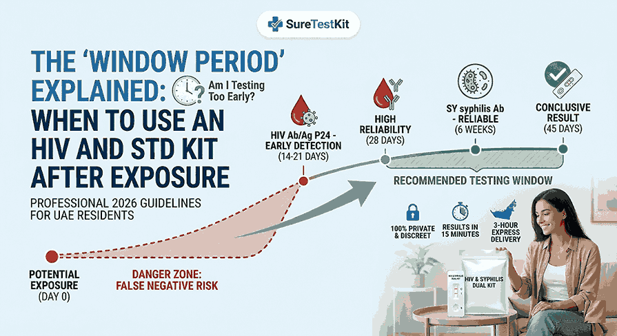 The Window Period Explained: When to Use an HIV and STD Kit After Exposure