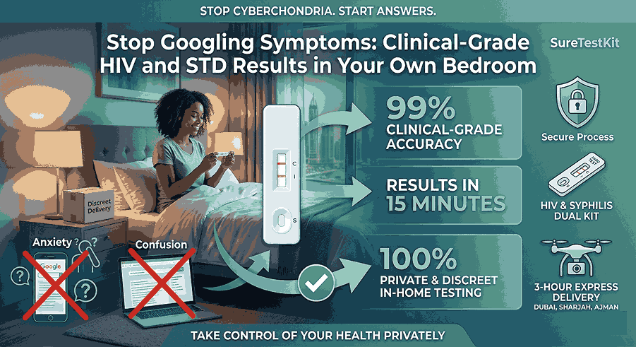 Stop Googling Symptoms: Clinical-Grade HIV and STD Results in Your Own Bedroom