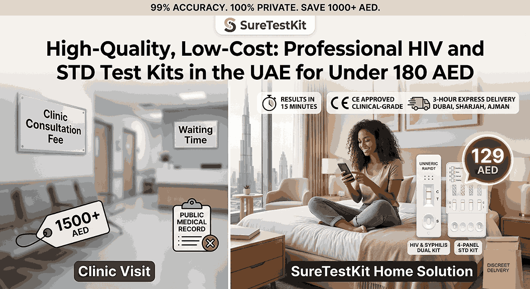 High-Quality, Low-Cost: Professional HIV and STD Test Kits in the UAE for Under 180 AED