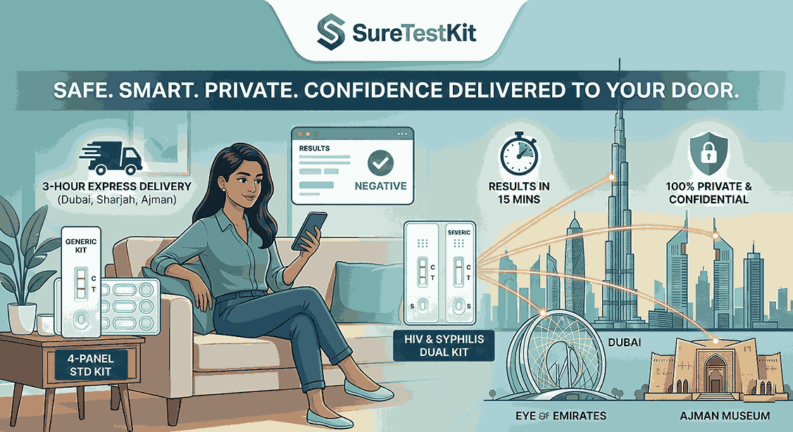Rapid HIV & STD Testing in UAE: Same-Day Delivery in Dubai, Sharjah, and Ajman