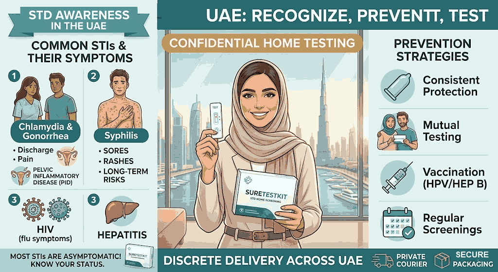 STD Awareness in the UAE: Common Symptoms, Prevention, and Private Solutions