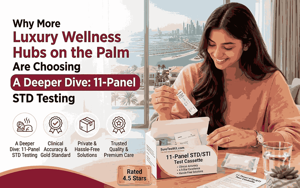 The Gold Standard: Providing Professional HIV and STD Test Kits to Palm Jumeirah’s Leading Luxury Spas