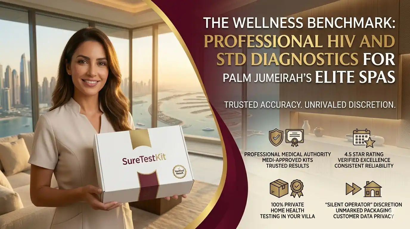 The Wellness Benchmark: Professional HIV and STD Diagnostics for Palm Jumeirah’s Elite Spas