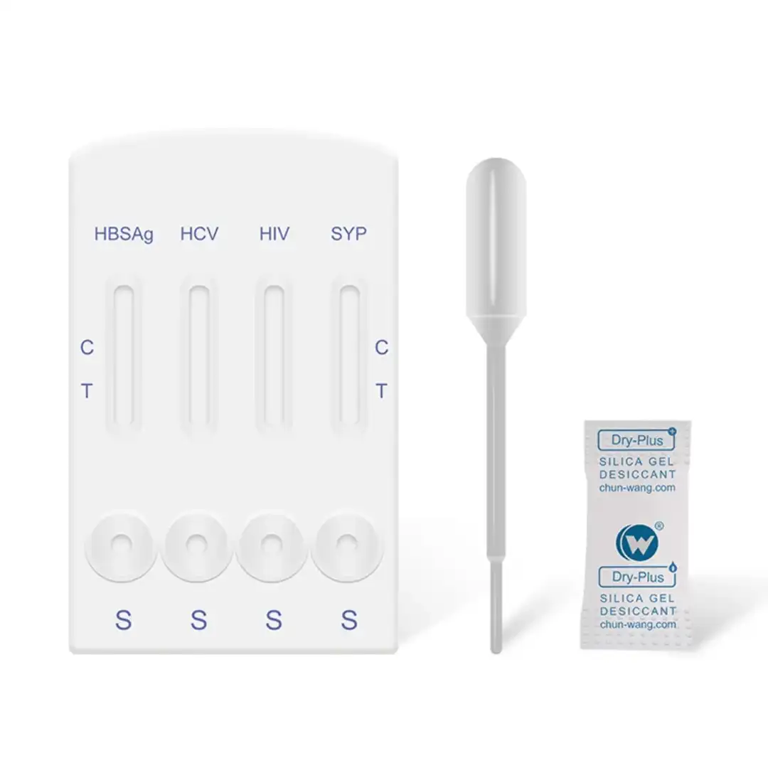 4 Panel STD Test Kit – HIV / Syphilis / Hepatitis B / Hepatitis C