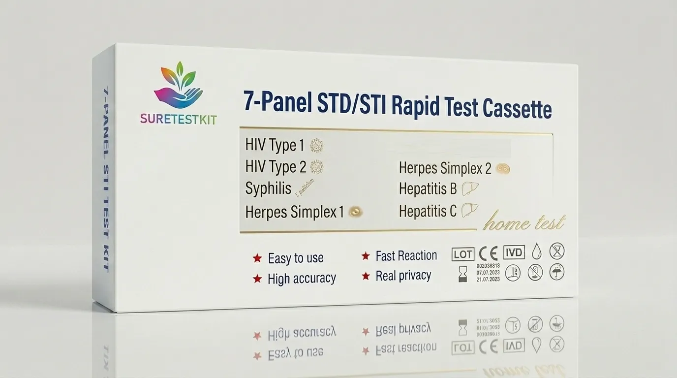 7 Panel STD Test Cassettes